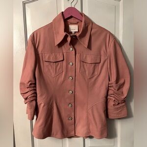 Cinq a sept leather jacket